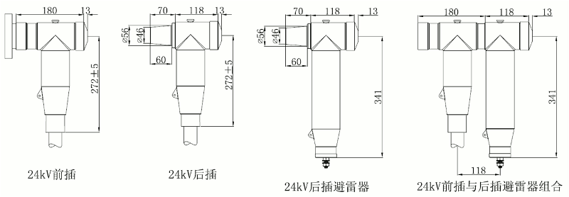 PA旗舰厅24kV欧式630A屏蔽型可分离连接器尺寸图.gif PA旗舰厅24kV欧式630A屏蔽型可分离连接器尺寸图.gif